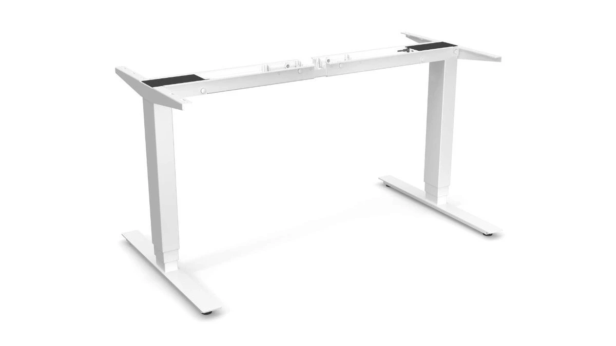 TOPFORM Tischgestell plus elektrisch verstellbar in Reinweiß RAL 9010